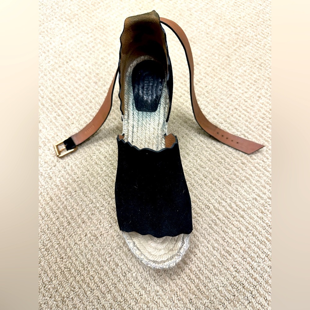 Chloe Black Espadrilles